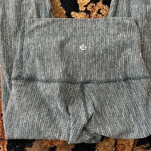 Lululemon Wunder Under Green Patterned Leggings